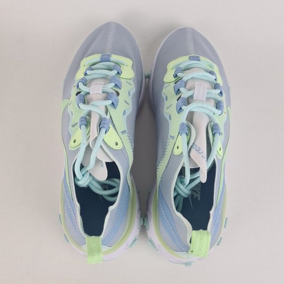 Nike React Element 55 White Grey Sneakers Women Running - Picture 6 of 12